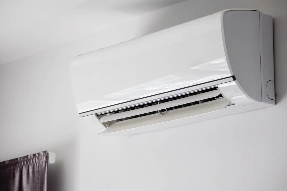 A wall-mounted split air conditioner