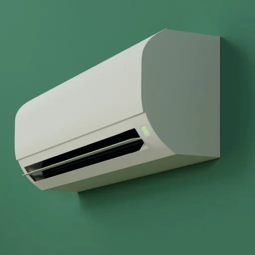 A wall-mounted split air conditioner